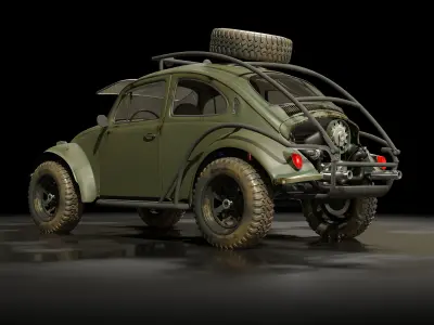 Off Road beetle 3D model