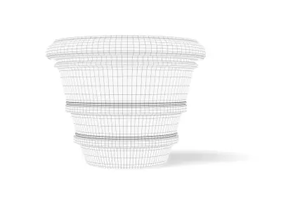 Terracotta Garden Pot 3D model