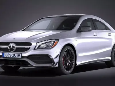 Mercedes-Benz CLA45 AMG 2017 3D model