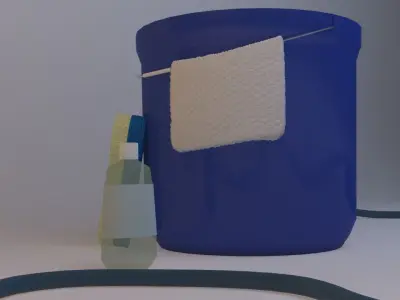 Car Wash Set 1 3D model