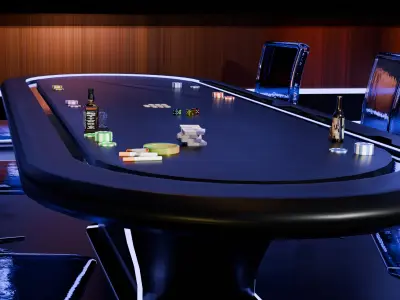 High Quality Casino Scene - Realistic Interior - Unity  3D model