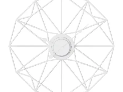 wall clock Geometrix 3D model