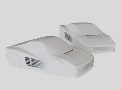 Ferrari Testarossa FIgurine - 3D Printable Model 3D print model