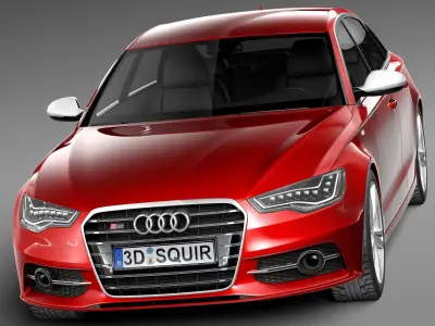 Audi S6 2013 3D model