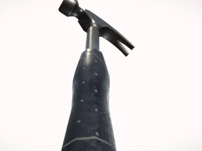 Hammer Low-poly 3D model 47