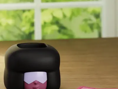Garnet Pen Holder Decor Set Steven Universe 3D print model