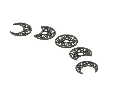 Moon Wall Decor 3D print model