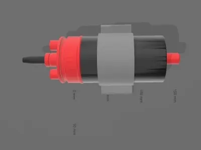 Fuel Pump for scale model cars 3D print model