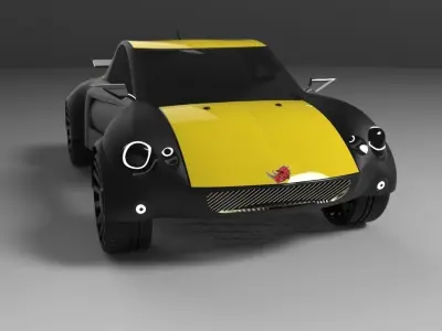 car rhino classic Free 3D model