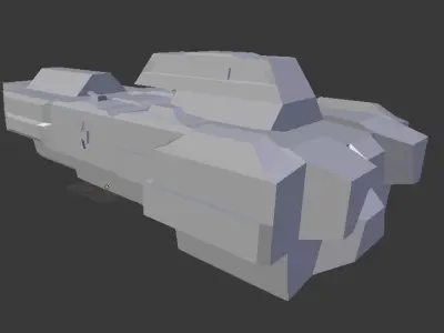 Gods Righteous Cruiser Free 3D print model