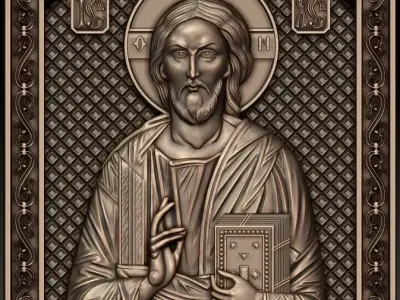 Jesus Christ Icon 3D model