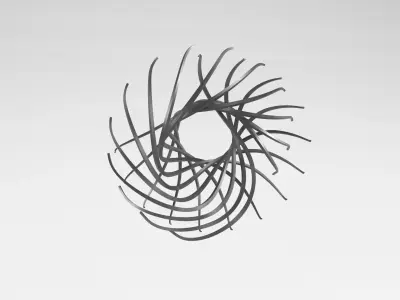 Abstract Shape v2 001 Low-poly 3D model