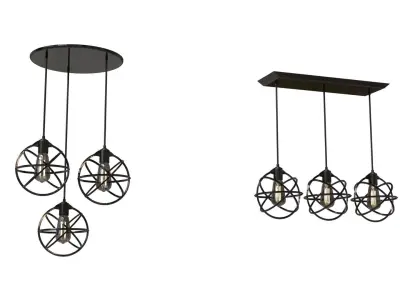 Industrial Modern Lighting 3D model