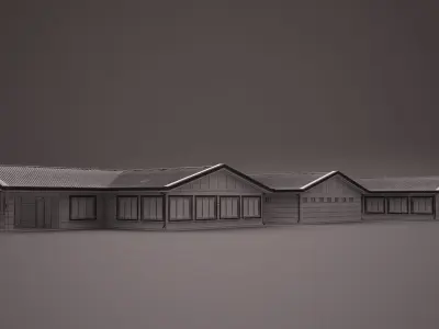PREFABRICATED BUILDING 8 3D model