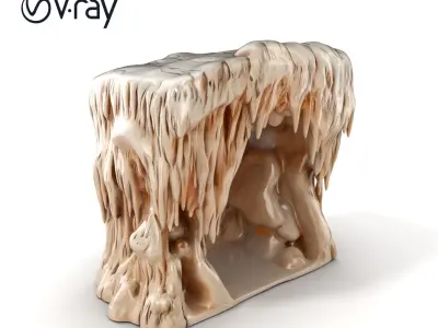 Grotto Stalactite Stone Formation model pack Texture