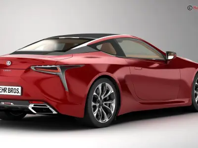Lexus LC 500 EU 2018 3D model