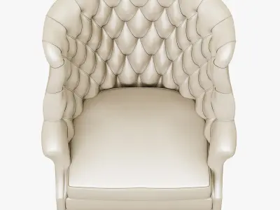 Restoration Hardware 19th English Wing Chair 3D model