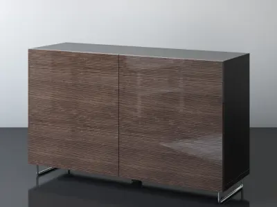 BESTA Storage combination with two doors 3D model