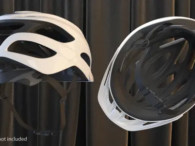 Modern Bicycle Helmet Generic 3D model