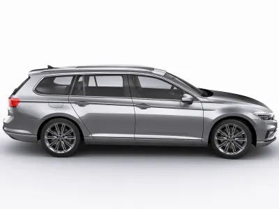 VW Passat Variant 2020 3D model
