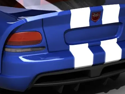 Dodge Viper srt10 std mat 3D model