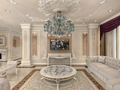 Classic Residence Apartment Design 3D model