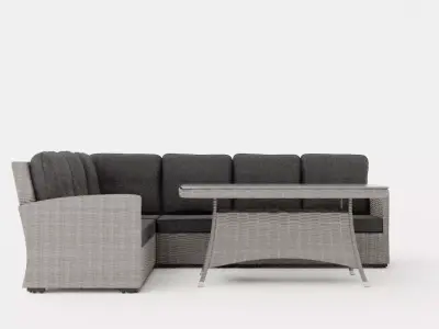 Ashfield sofa group table Low-poly 3D model