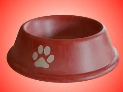 Dog Bowl 3D model