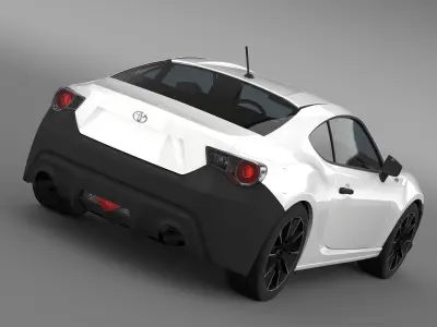 Toyota 86 RC 2012 3D model