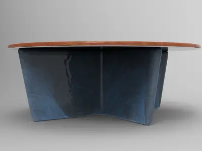 Okuy Side Table Low-poly 3D model