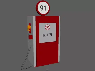 fuel box Free 3D model