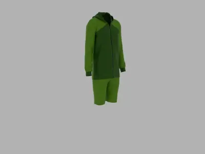 Sport Suit Low-poly 3D model 32