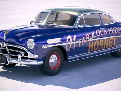 Hudson Hornet 1951-1954 3D model