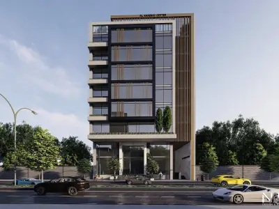 Office Building Exterior Design 3D model