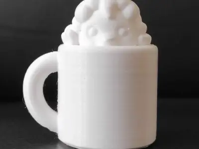 Sheep on Cup 3D print model