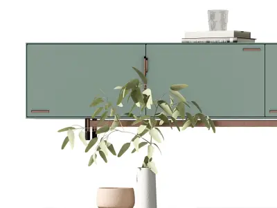 Modern TV Cabinet 3D model