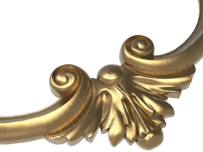 Carved Picture Frame 3D model