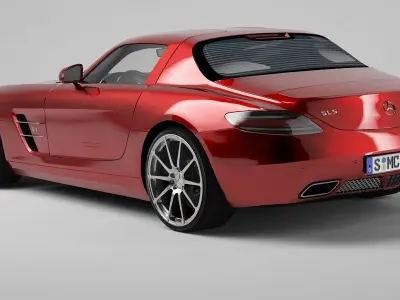 Mercedece benz sls AMG 3d model 3D model