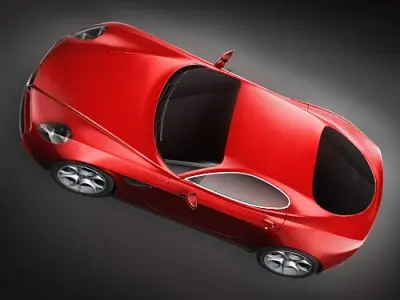 Alfa Romeo 8C Competizione MidPoly 3D model