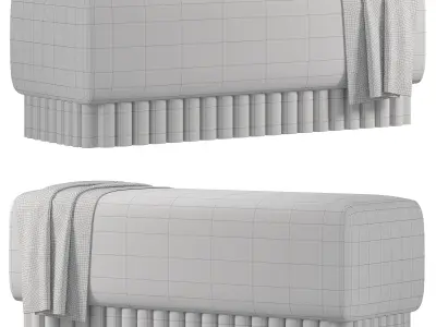  Aemilius Bench By Baker 3D model