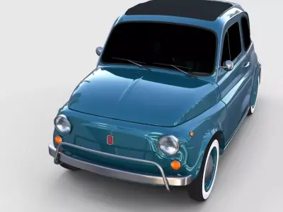 Fiat 1968 500L Luxe rev 3D model
