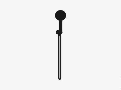 Shower - Hand - Luxury - Feather Low-poly 3D model