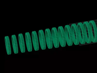 Grosgrain Wedding Band Rings Style All Sizes Collection02 3D print model