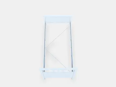 HEMNES Bed frame 3 3D model