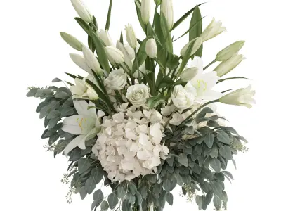 Flower In Vase 74 3D model