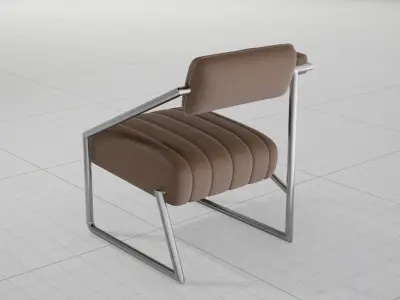Eileen Gray Non-Conformist Chair UE4 3D model