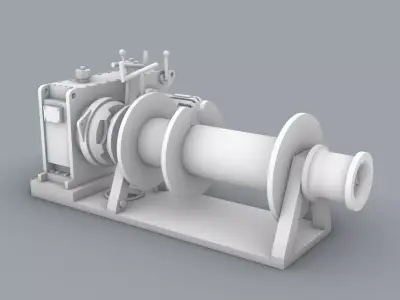Front Anchor Winch PM 3D print model