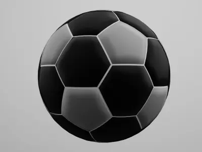 Soccer ball model 3D print model