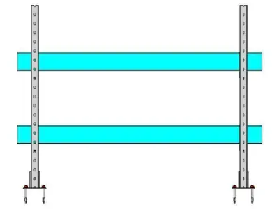 SISTEMA SUPORTE E ELETROCALHA Low-poly 3D model