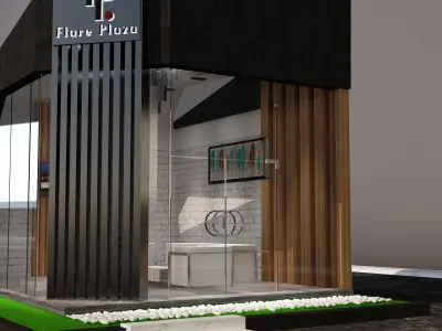  Show Room Store Exhibition a670 c 3D model